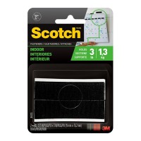 Scotch Fastener Indoor RF4731 19mmx76mm Black, Pack of 4